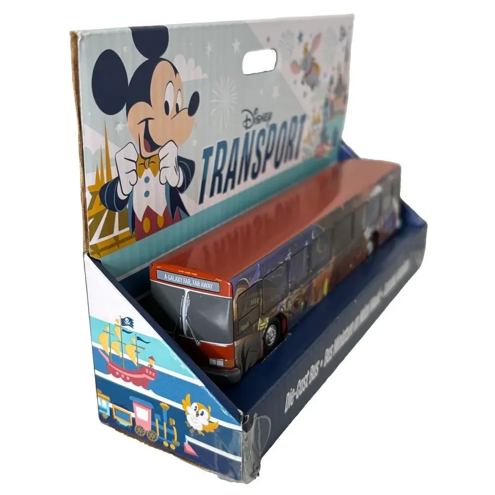 Disney Transport 1:64 Diecast Bus Brown Multicolor Mickey Mouse & Friends